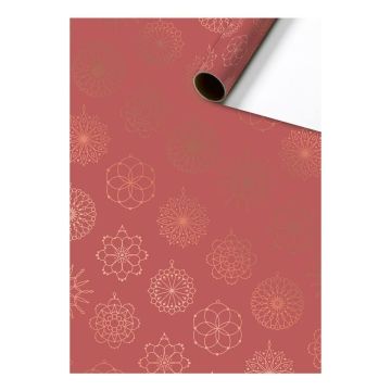 Papier Cadeau - Elegant Christmas - Rouge (1.5m)