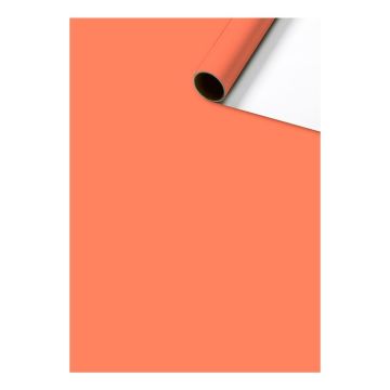 Papier Cadeau - Uni Orange (2m)