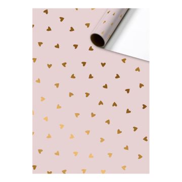 Papier Cadeau - Naomi rose clair (1.5m)
