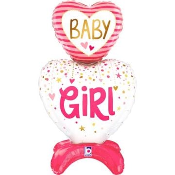 Ballon alu - Baby Girl stand up (71cm)