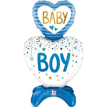 Alu-Ballon - Baby Boy stand up (71cm)
