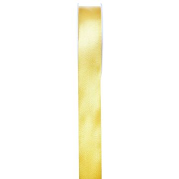 Satin ribbon - Yellow (25m)