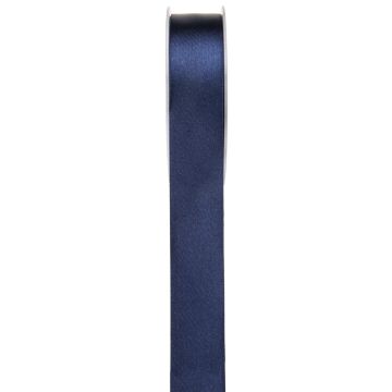 15mm Satin Ribbon - Navy Blue (25m)