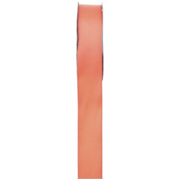 25mm Satin Ribbon - Coral (25m)