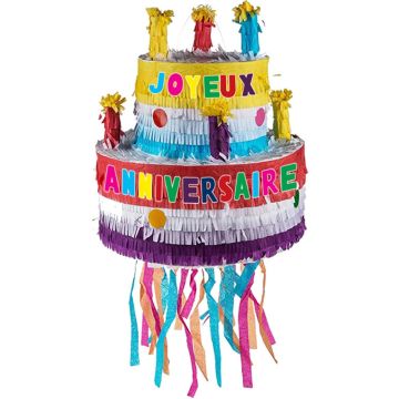 Piñata - Gâteau d'anniversaire