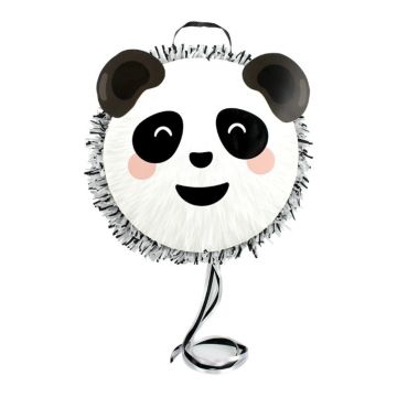 Piñata à tirer - Rond Panda