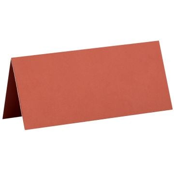 Marques-places rectangles (10pcs) - Terracotta