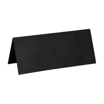 Marques-places rectangles (10pcs) - Noir