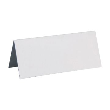 Marques-places rectangles (10pcs) - Blanc