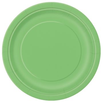 Green Plates 22cm (8pcs)