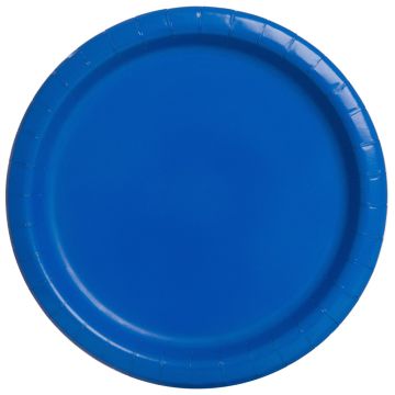 Royal Blue Plates 17cm (8pcs)