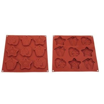 Form in silicone - My Christmas cookies