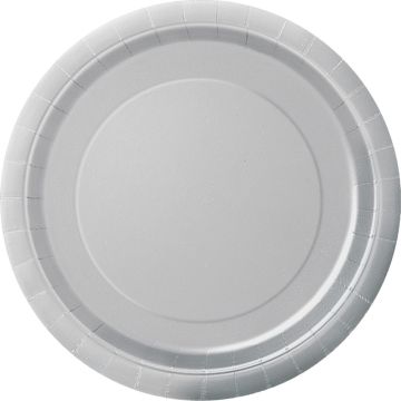Silver Plates 17cm (8pcs)
