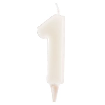 Candle Number 1 Fluorescent (6cm)