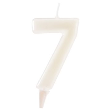 Candle Number 7 Fluorescent (6cm)