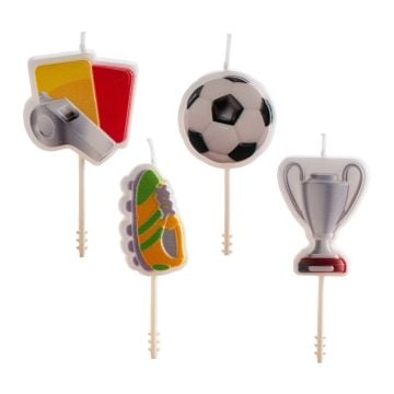 Bougies Football (4pcs)