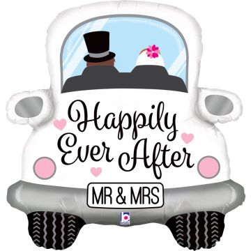 Alu-Ballon - Auto Happily Ever After (79cm)