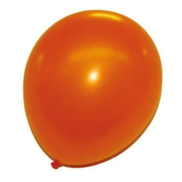 Orange Metallic Balloons 30cm (50pcs)