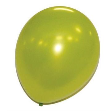 Ballons Vert Pomme Nacrés 30cm (50 pcs)