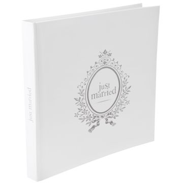 Livre d'Or "Just Married" Blanc