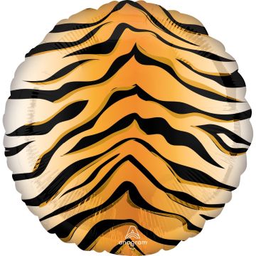 Alu-Ballon Rund - Tiger