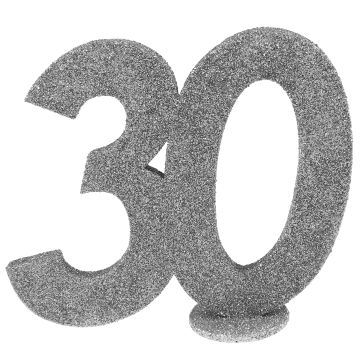 Number "30" Silver