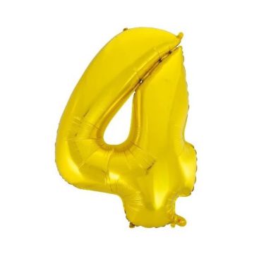 Balloon Chiffre Alu 40cm Gold - 4