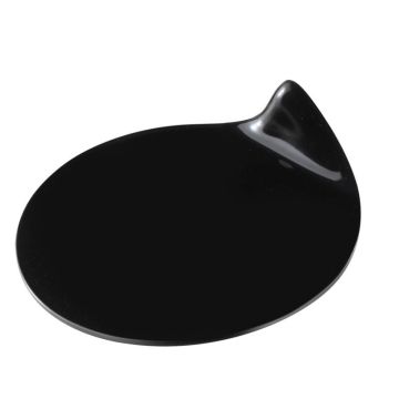 Plastic holder - Round black