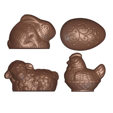 Moule à chocolat - Assortiment Pâques (20 cavités)