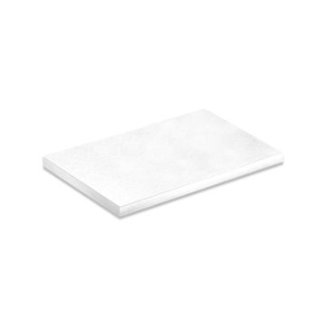 Rechteckiges Tablett - Weiß 35x30cm
