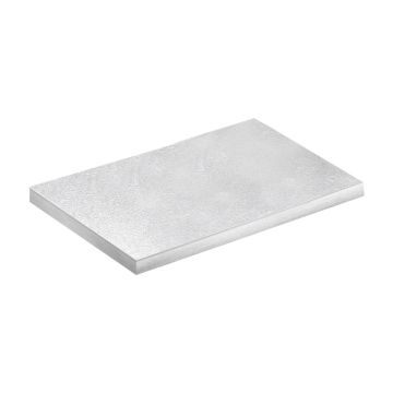 Rechteckiges Tablett - Silber 30x40cm