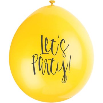 Ballons Let's Party Assortis (10pcs)