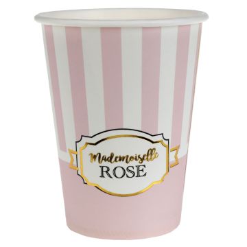 Gobelets Mademoiselle Rose (10pcs)
