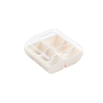 Schachtel für 6 Macarons - Weiß