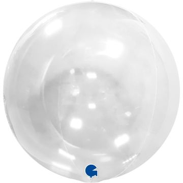 Alu-Ballon Globe 4D - Transparent (38cm)