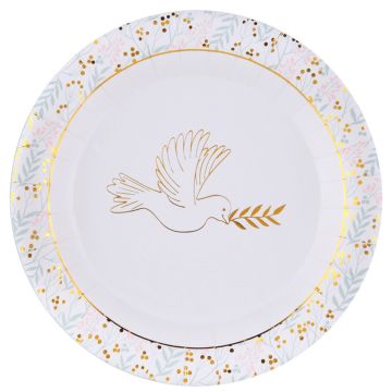 Communion Dove Plates (10pcs)