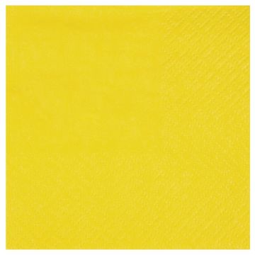Airlaid Cocktail Napkins - Yellow