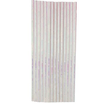 Iridescent paper straws (20pcs)