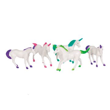 Plastic unicorns (8pcs)
