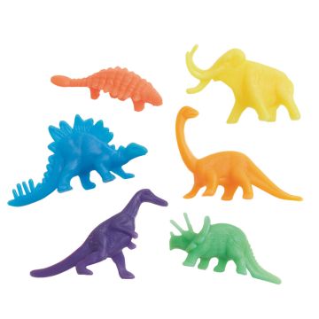 Plastik-Dinosaurier (12 Stück)
