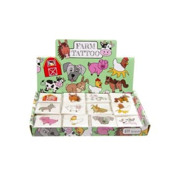 Tatouages Animaux von la ferme (12pcs)
