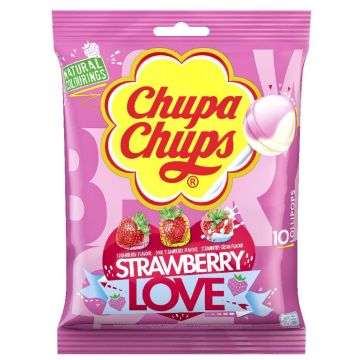 Chupa Chups Strawberry Love (10 Stück)