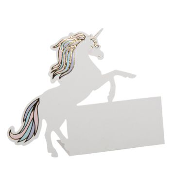 Unicorn pastel place cards (8pcs)