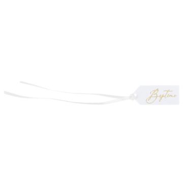 Baptism labels with ribbon