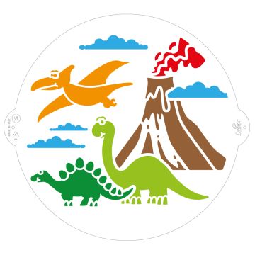 Pochoir - Dinosaures (25cm)