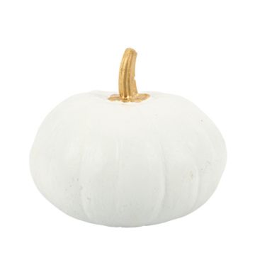 Decorative pumpkin - white 13 x 15cm