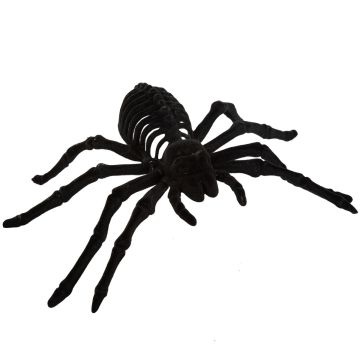 Spinne Samt schwarz 12.5 x 20.5cm