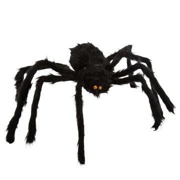 Araignée velours noir géante - 75 x 40cm