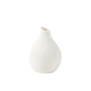 Keramik-Soliflore - Celeste weiß