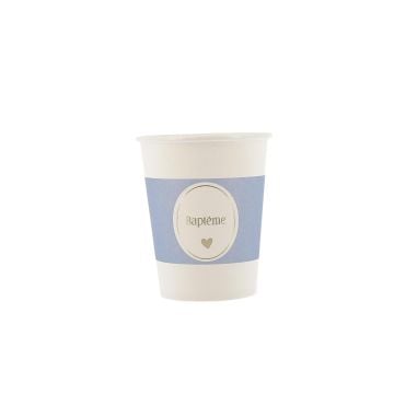 Becher - Taufe Blau (8pcs)